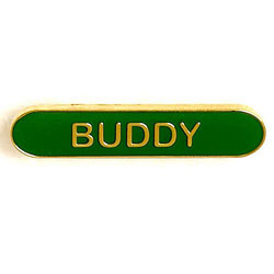 Green Buddy Bar Badge
