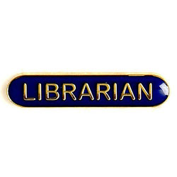 BarBadge Librarian Blue