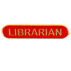 BarBadge Librarian Red
