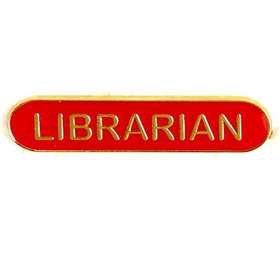 Red Librarian Bar Badge