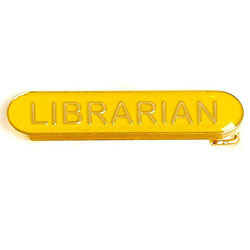 BarBadge Librarian Yellow
