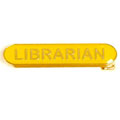 Yellow Librarian Bar Badge