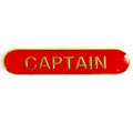 Red Captain Bar Badge