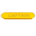 Yellow Captain Bar Badge