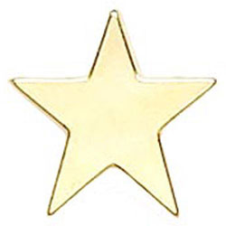 Badge16 Flat Star Gold