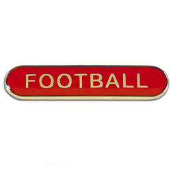 BarBadge Football Red