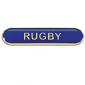 Blue Rugby Bar Badge