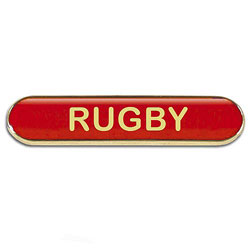 BarBadge Rugby Red