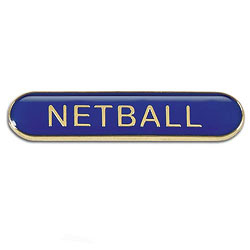 BarBadge Netball Blue