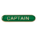Scholar Bar Badge Captain Green 40mm