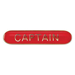 Scholar Bar Badge Captain Red 40mm