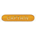 Scholar Bar Badge Captain Yellow 40mm