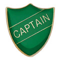 Scholar Pin Badge Captain Green 25mm