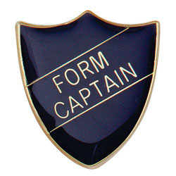 Scholar Pin Badge Form Captain Blue 25mm