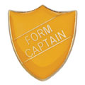 Scholar Pin Badge Form Captain Yellow 25mm