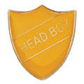Scholar Pin Badge Head Boy Yellow 25mm