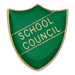 Scholar Pin Badge School Council Green 25mm