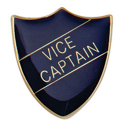 Scholar Pin Badge Vice Captain Blue 25mm