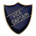 Scholar Pin Badge Vice Captain Blue 25mm