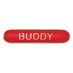 Scholar Bar Badge Buddy Red 40mm