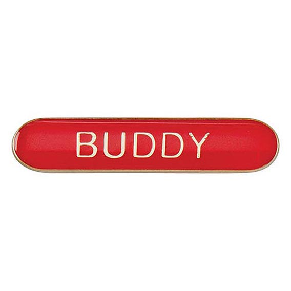 Scholar Bar Badge Buddy Red 40mm