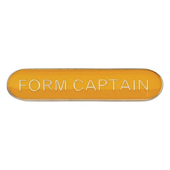 Scholar Bar Badge Form Captain Yellow 40mm