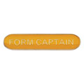 Scholar Bar Badge Form Captain Yellow 40mm