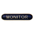 Scholar Bar Badge Monitor Blue 40mm