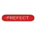 Scholar Bar Badge Prefect Red 40mm