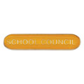 Scholar Bar Badge School Council Yellow 40mm