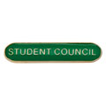Scholar Bar Badge Student Council Green 40mm