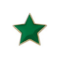 Scholar Pin Badge Star Green 20mm