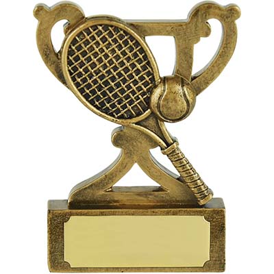 3.25in Mini Cup Tennis Award