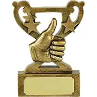 3.25in Mini Cup Thumbs Up Award