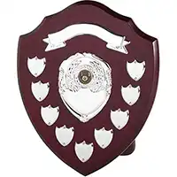 12in Perpetual 9 Silver Shield