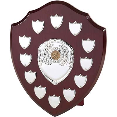 12in Perpetual 12 Silver Shield