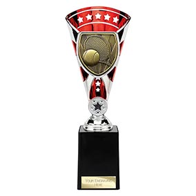 Red & Silver Cobra Star Tennis Cup 255mm