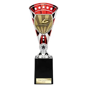Red & Silver Cobra Star Swimming Cup 255mm