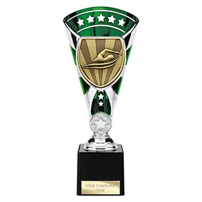 Green & Silver Cobra Star Swimming Cup 230mm