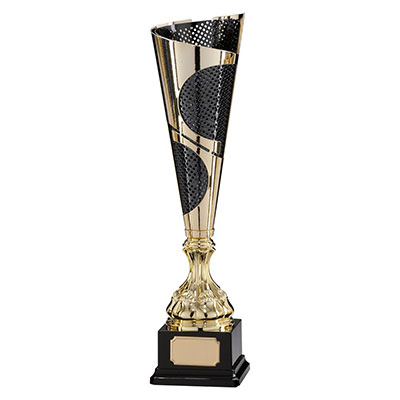 Quest Laser Cut Gold & Black Cup 445mm