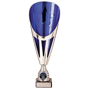 Blue Silver Rising Stars Deluxe Cup 295mm