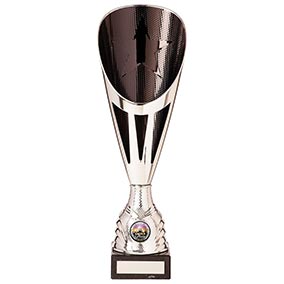 Black Silver Rising Stars Deluxe Cup 335mm