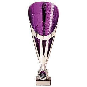 Purple Silver Rising Stars Deluxe Cup 295mm