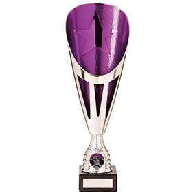 Purple Silver Rising Stars Deluxe Cup 315mm