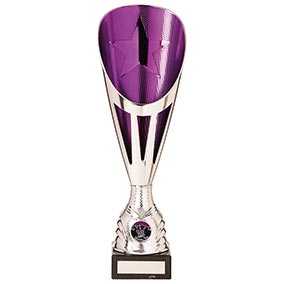 Purple Silver Rising Stars Deluxe Cup 335mm