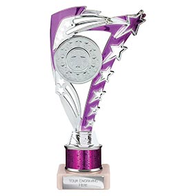 Purple Super Frenzy Trophy 215mm