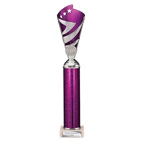 Purple Super Hurricane Trophy 350mm