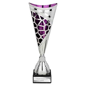 Purple Vivid Cup Trophy 365mm