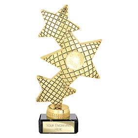 Gold Trinity Star Trophy 185mm
