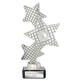Silver Trinity Star Trophy 185mm
